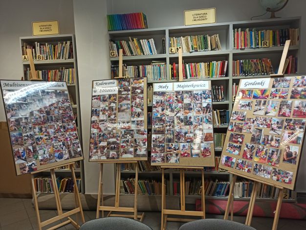 Wystawa po-projektowa w Gminnej Bibliotece Publicznej w Pacanowie